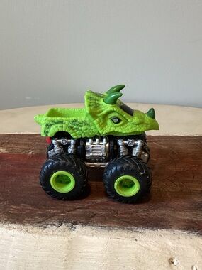 Neon Green Rhino-Themed Monster Truck Toy Kid Connection